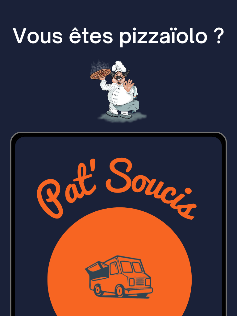 Trouver un camion pizza autour de moi avec Pat'Soucis